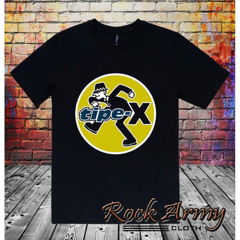 Kaos Band Musik Ska Tipe-X