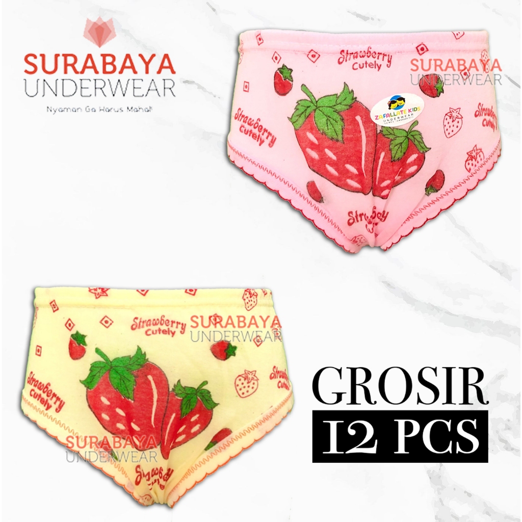 [ 12 PCS ] CELANA DALAM ANAK MOTIF STOBERI