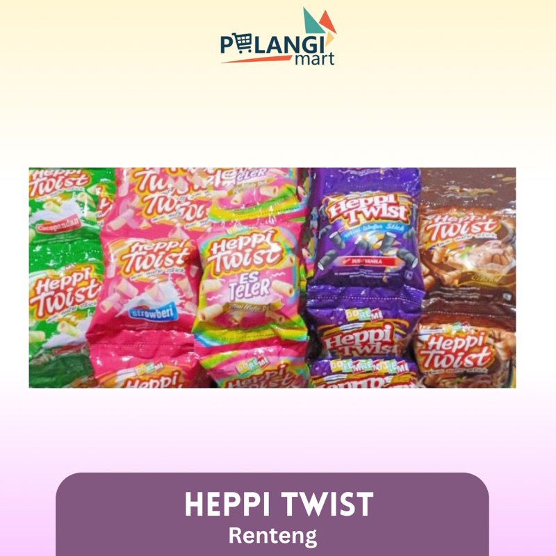 

HEPPI TWIST MINI WAFER STICK 10 X 8 GR