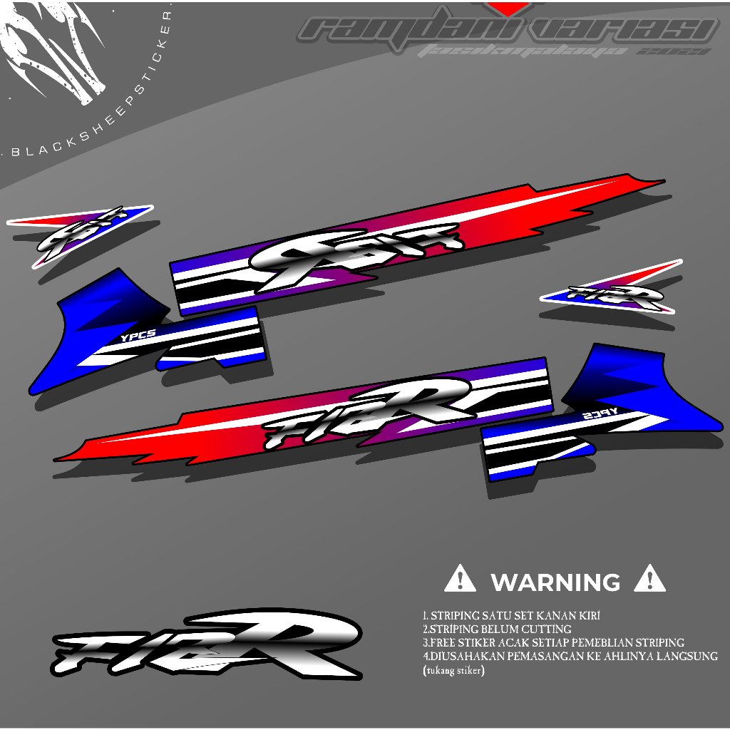 STRIPING F1ZR - STIKER VARIASI F1ZR - STRIPING MOTOR F1ZR