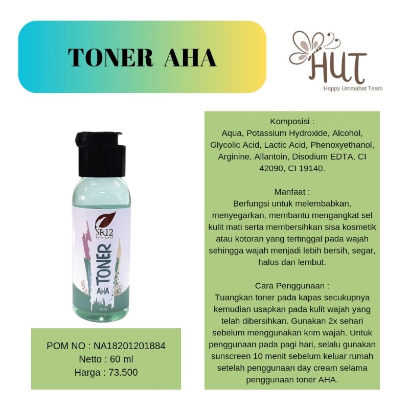 Toner AHA / Exfoliating Toner