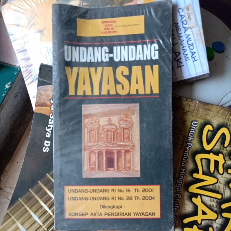 BUKU UNDANG-UNDANG YAYASAN