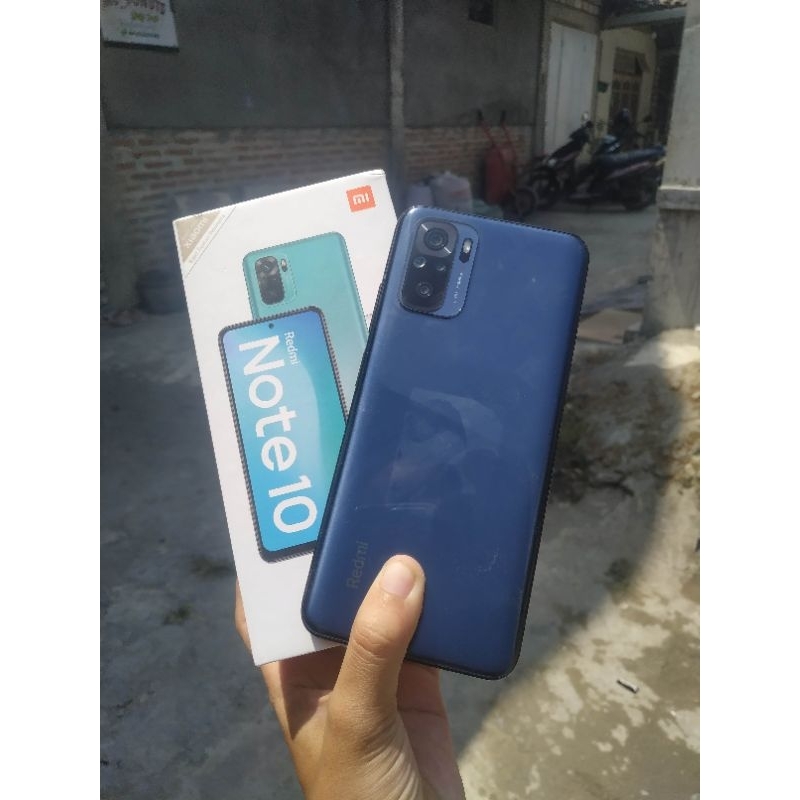 Xiaomi Redmi Note 10 4/64 Bekas Hitam