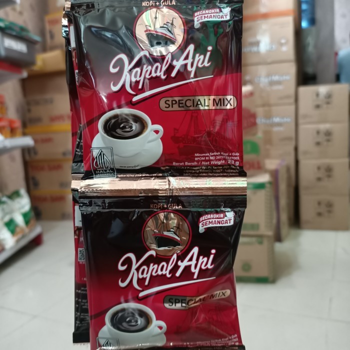 

(1 Renceng Isi 10Pcs ) Kopi Kapal Api Special Mix 23gr