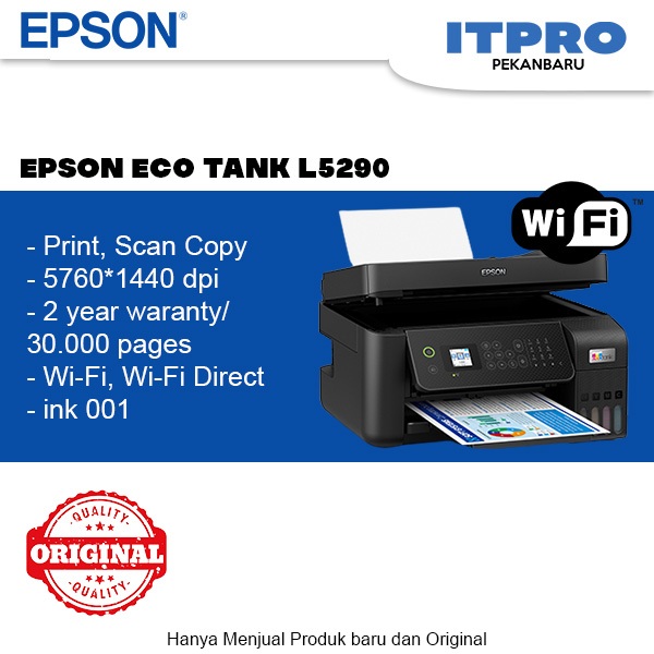 NEW EPSON ECOTANK L5290 PRINTER MULTIFUNGSI F4 PENGGANTI L5190