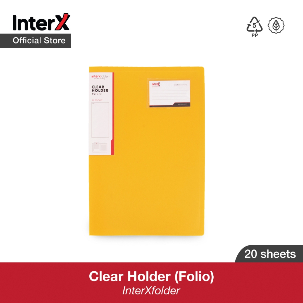 

INTERX CLEAR HOLDER UKURAN FOLIO 20 PC (Display Album)