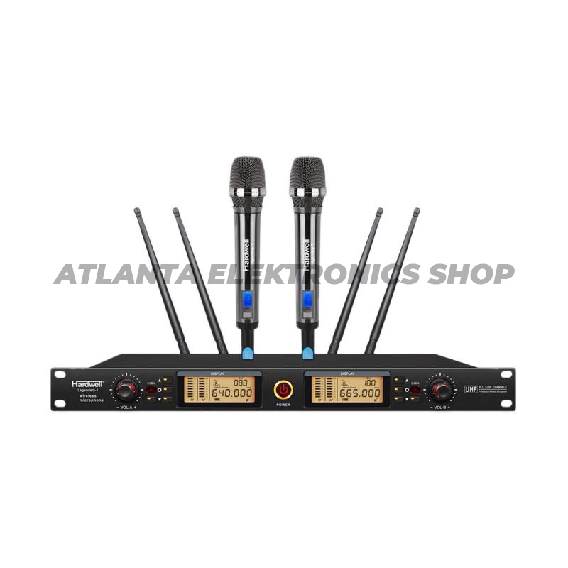 MIC WIRELESS HARDWELL LEGENDARY 1 / LEGENDARY1 / LEGENDARY-1 HANDHELD GARANSI RESMI HARDWELL