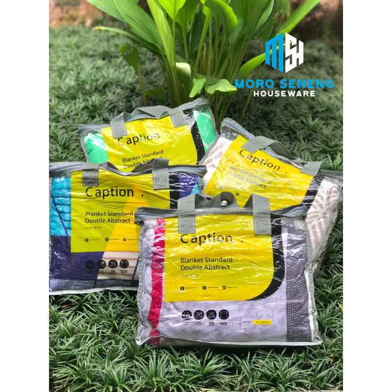 Selimut Bulu Halus Lembut 190cm x 180cm Arizona Caption Blanket