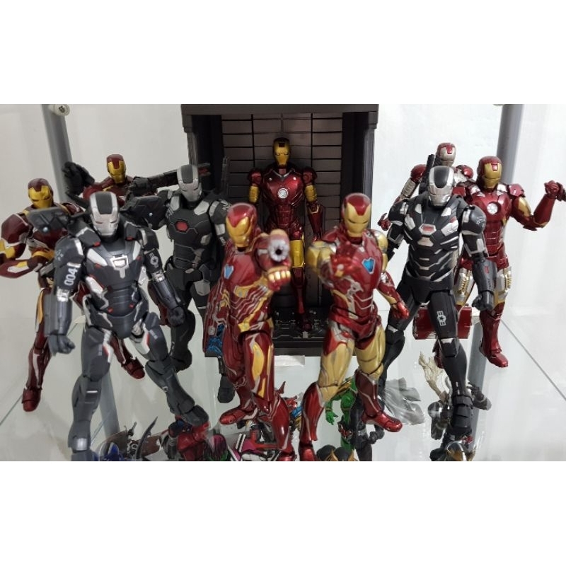 shf iron man,shf war machine,shf rescue bib/2nd