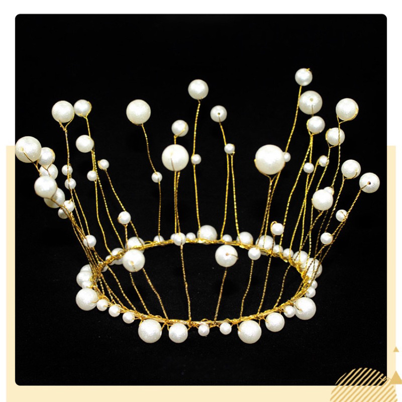 Cake Topper Crown gold/ Topper Crown Gold