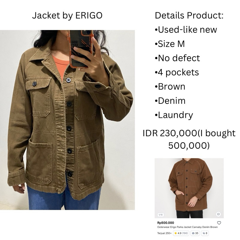 Denim Jacket by ERIGO Preloved