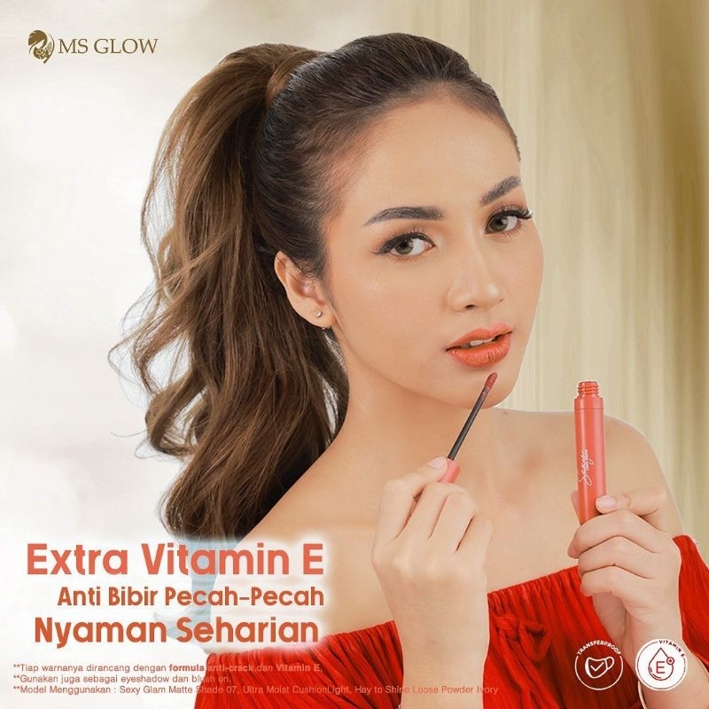 Lipstik Sexy Glam Matte MS GLOW