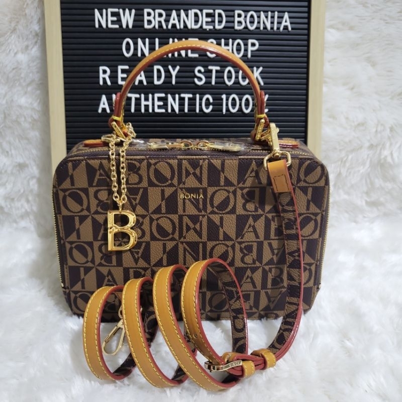 tas bonia original sling camera bag monogram M