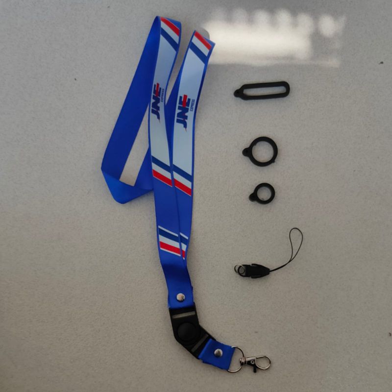

[READY STOK] tali id card JNE satuan / TALI LANYARD JNE EXPRESS LOGO / GANTUNGAN KUNCI NAMETAG IDCARD BEST SELLER COD