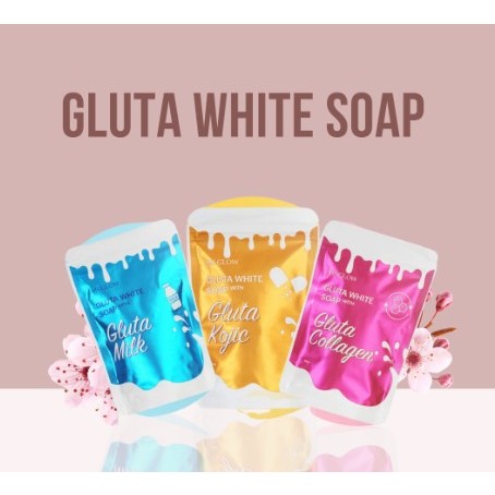 MS GLOW GLUTA WHITE SOAP WHIT GLUTA MILK | GLUTA MILK & GLUTA KOJIC