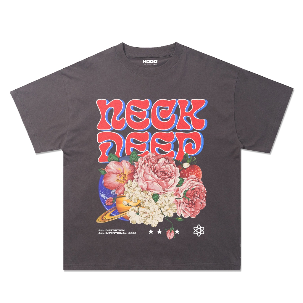 KAOS BAND OVERSIZE NECK DEEP - SONDERLAND VINTAGE OVERSIZE / PRIA & WANITA / UNISEX / BAJU OVERSIZE 