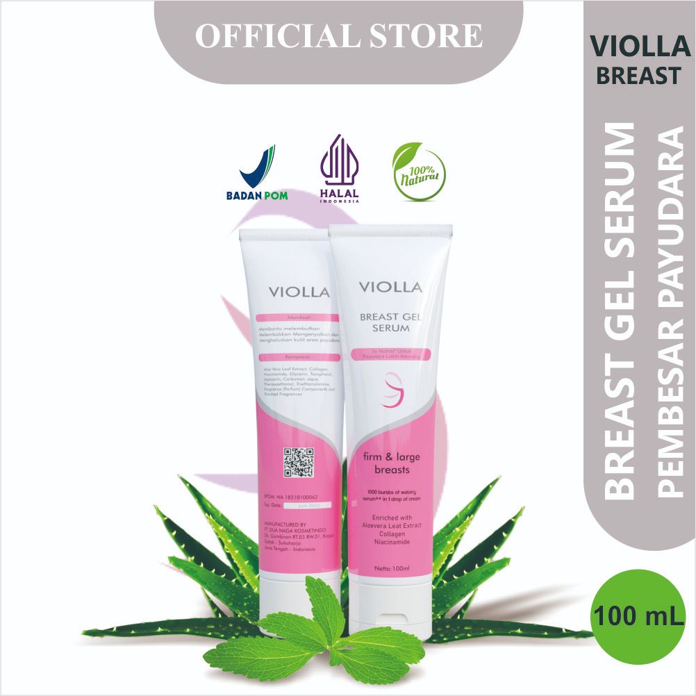 Pembesar Payudara Alami - Violla Breast Gel aman untuk busui