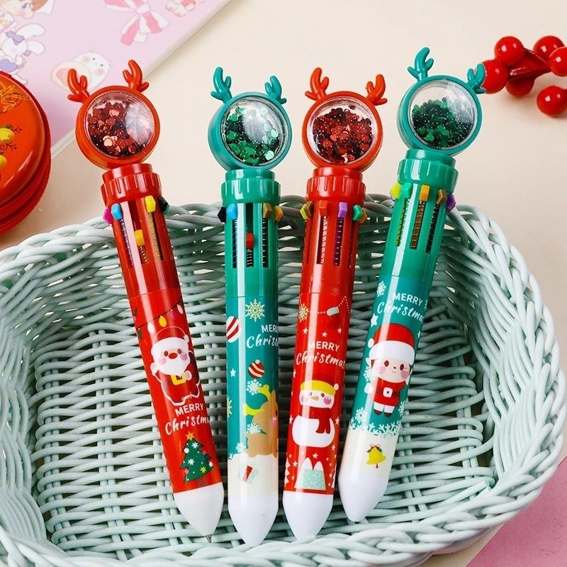 

Pen Warna Warni Tema Natal/Pen Natal/Bolpen Natal