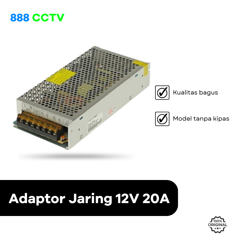 Adaptor Jaring 12V 20A
