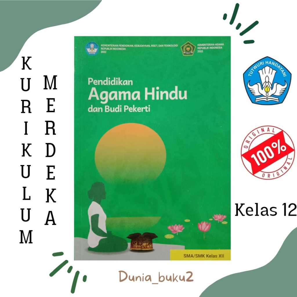 BUKU SISWA AGAMA HINDU KURIKULUM PENGGERAK-MERDEKA KELAS 12 SMA/K
