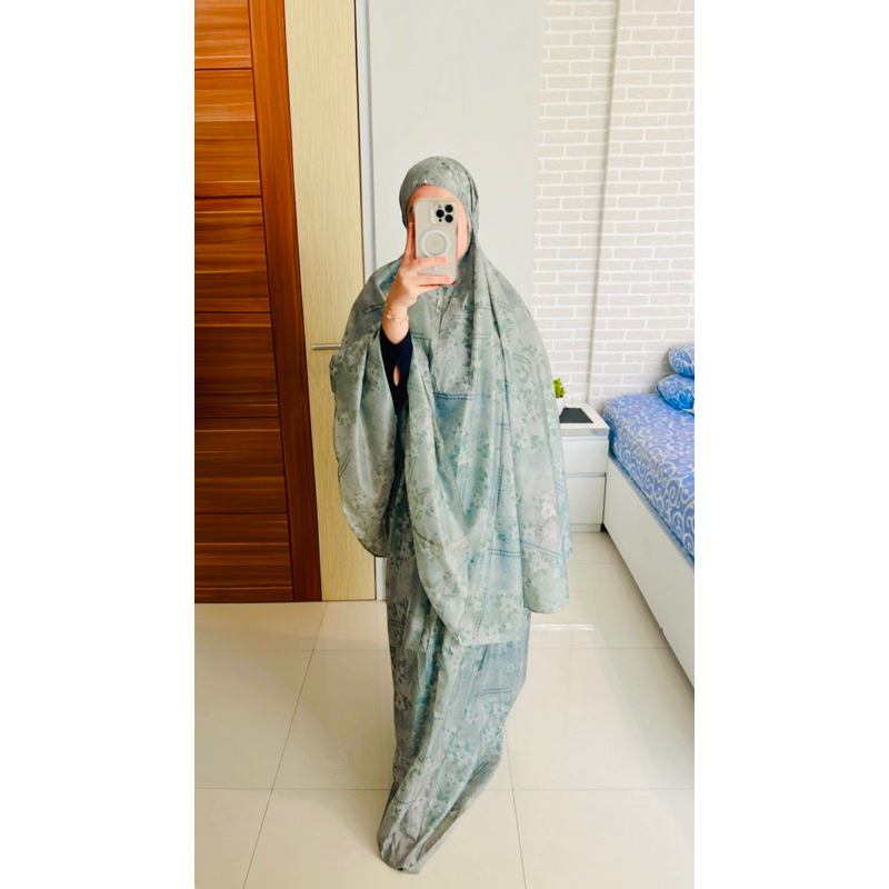 mukena travel mini bahan parasut