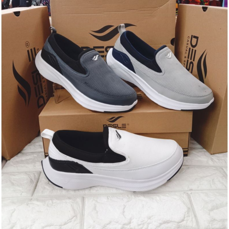 SEPATU CASUAL SLIP ON DESLE RICARDO WALKER TERBARU ORIGINAL