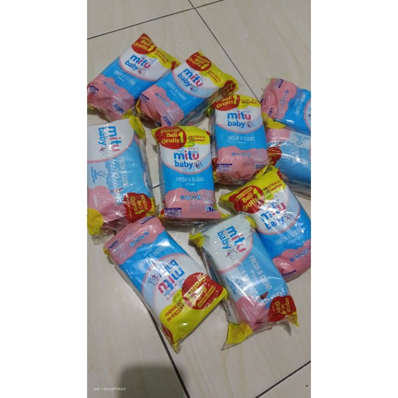 Tisu basah Mitu