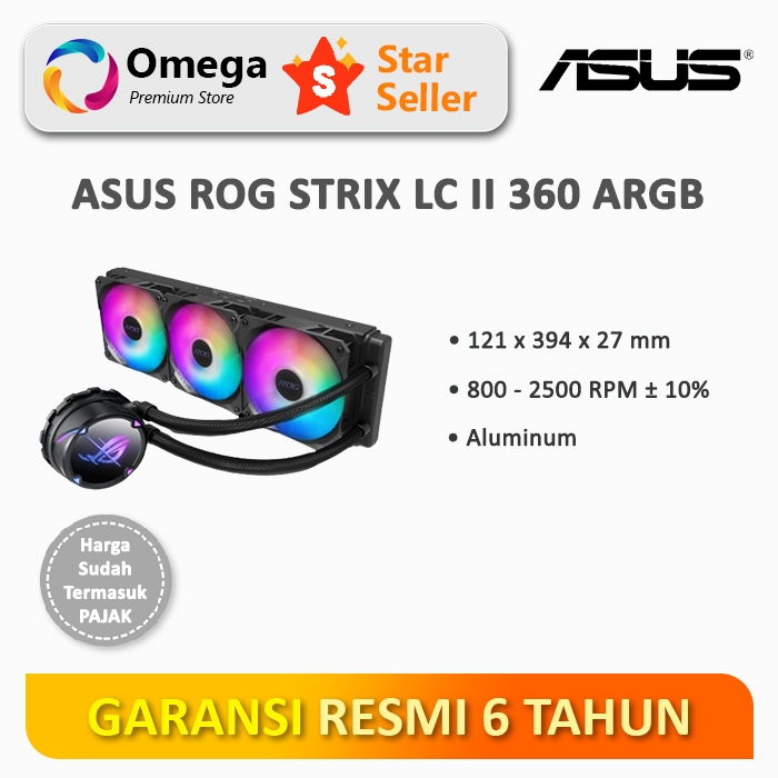 ASUS ROG STRIX LC II 360 ARGB | LIQUID COOLER