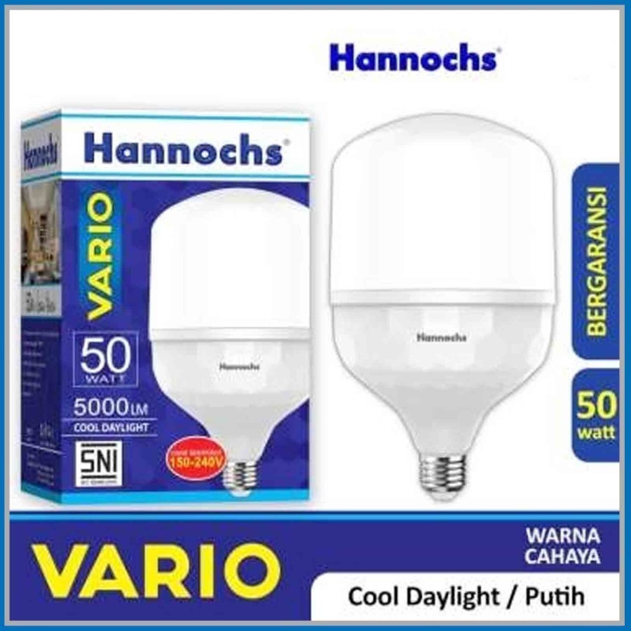 Hanoch Lampu LED Hannochs Bohlam LED Hanoch Vario 50 Watt Putih