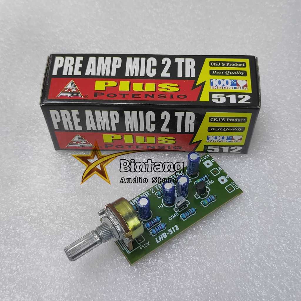 PreAmp Mic 2 TR / Pre Amp 2 Transistor Product CKJ 512 Original