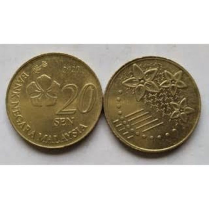 uang 20 sen malaysia