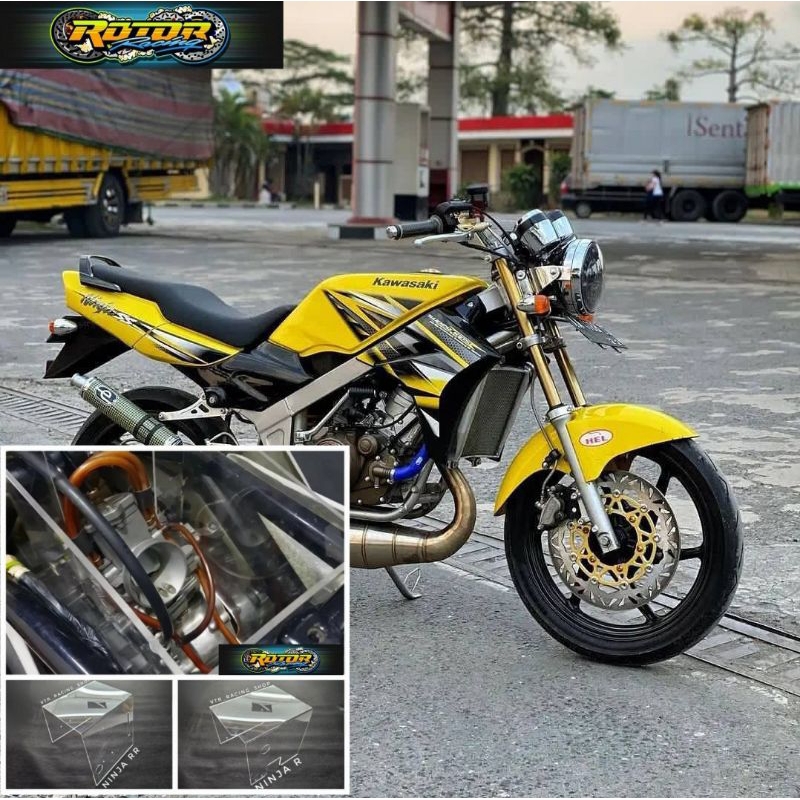 Tabokan filter Ninja R Ninja SS bahan full akrilik tebal 3mm pnp Ninja R SS