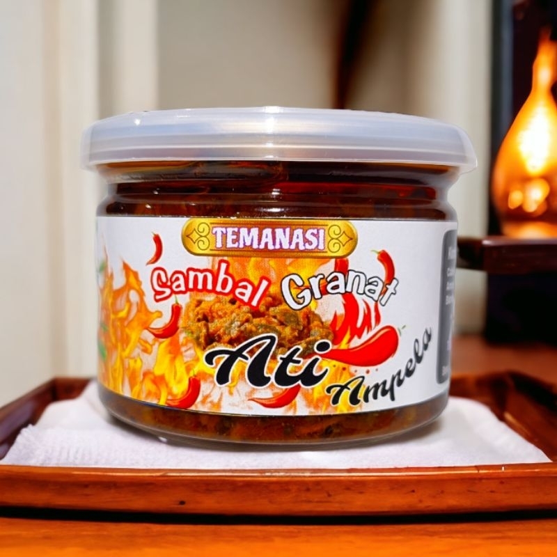 

Sambal Granat Ati Ampela 'TEMANASI' / sambal ati / sambal pedas / sambal pecinta pedas /sambal kekinian /sambal anti tumpah