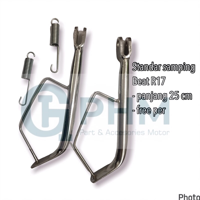 Standar Samping beat ring 17 standar satu beat ring 17 Beat Scoopy vario vario 125 ring 17 Krom