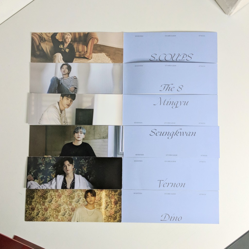 [READY STOCK] SEVENTEEN FOLDING CARD ATTACCA INCLUSION