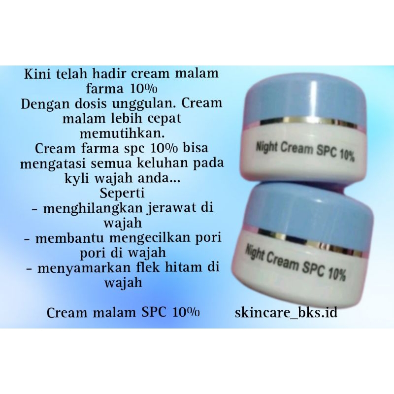 krim malam farma wdc (spc 10%)