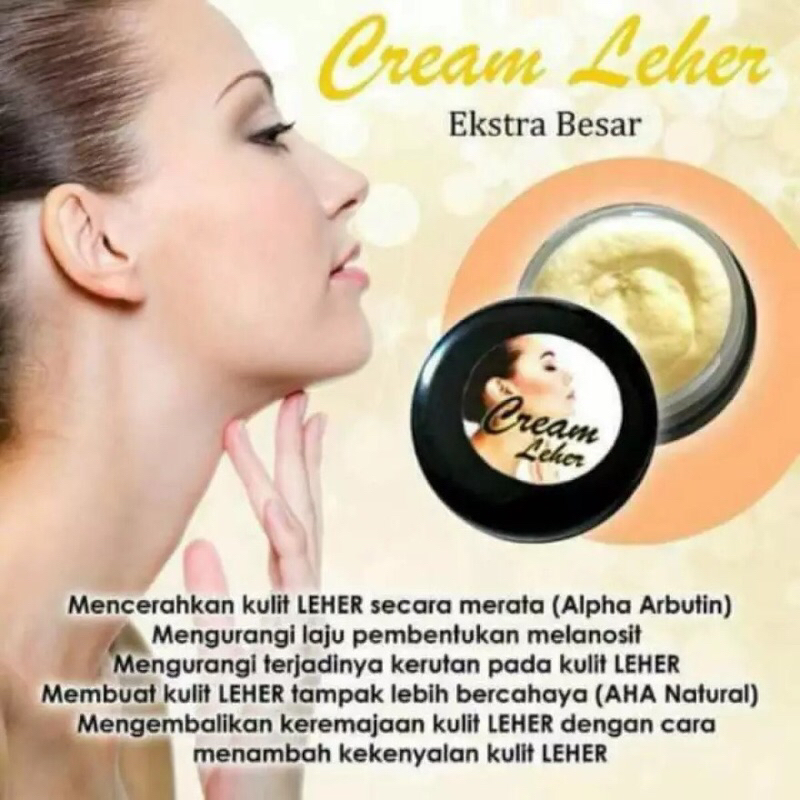 Cream Leher Cream Pencerah Leher