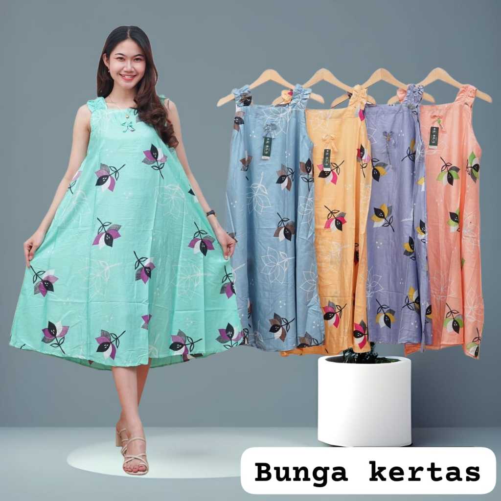 promo Baju wanita lekbong Daster yukensi lakton terbaru dress murah habiskan stok