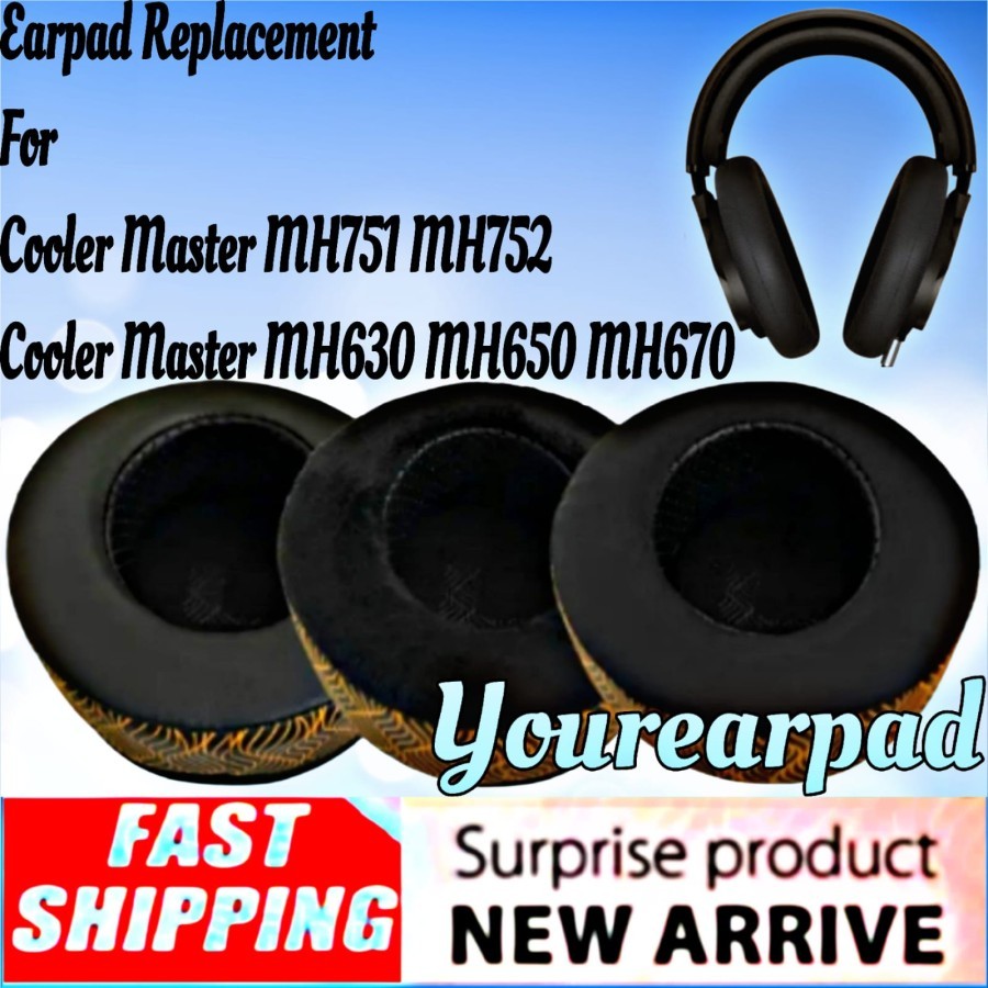 Bantalan Earpads Earpad Foam Cooler Master MH751 MH752 MH670 MH650 MH630