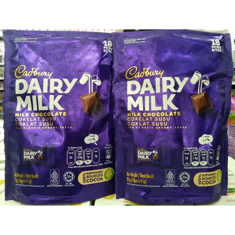 

Cadbury Dairy Milk Share Bag 81gr
