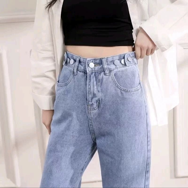 Kulot Jeans Skoder Wanita Model Berkancing Highwaist Vol.2