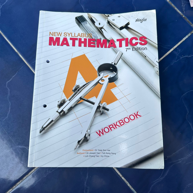 shinglee mathematics workbook preloved second