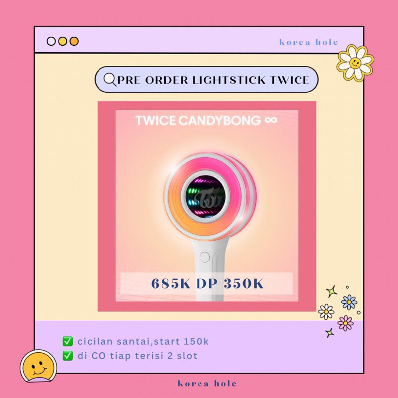[PO] OFFICIAL Lightstick TWICE OFFICIAL LIGHTSTICK CANDYBONG