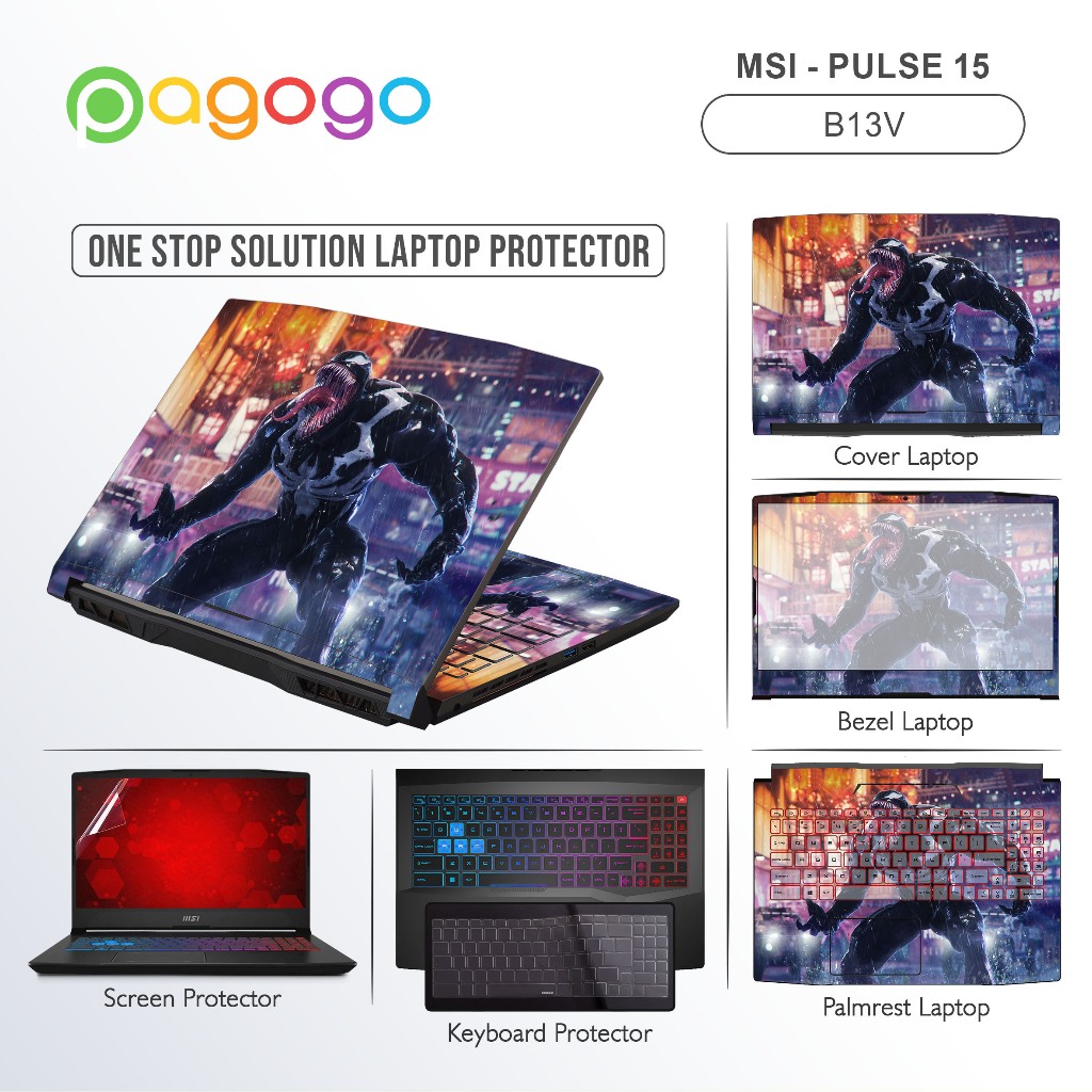 Screen Guard Skin Keyboard Protector Garskin Stiker Laptop Msi Pulse 15 B13V B13VFK B13VGK Matte Cle