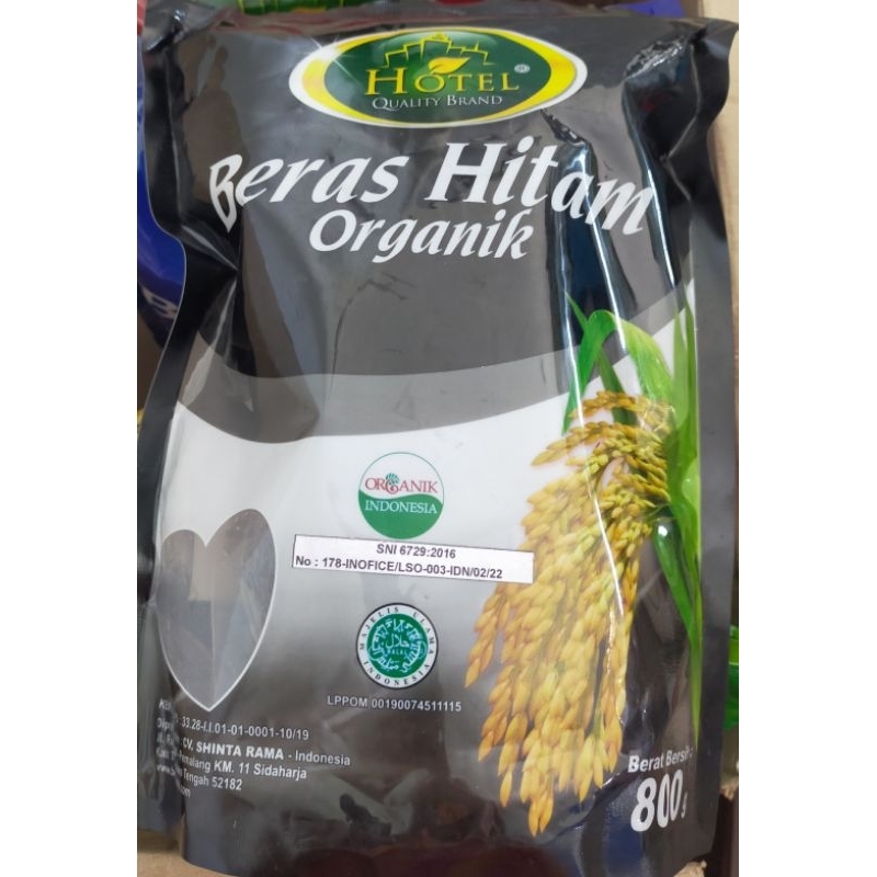 

Beras Hitam Organik Cap Hotel 800gr