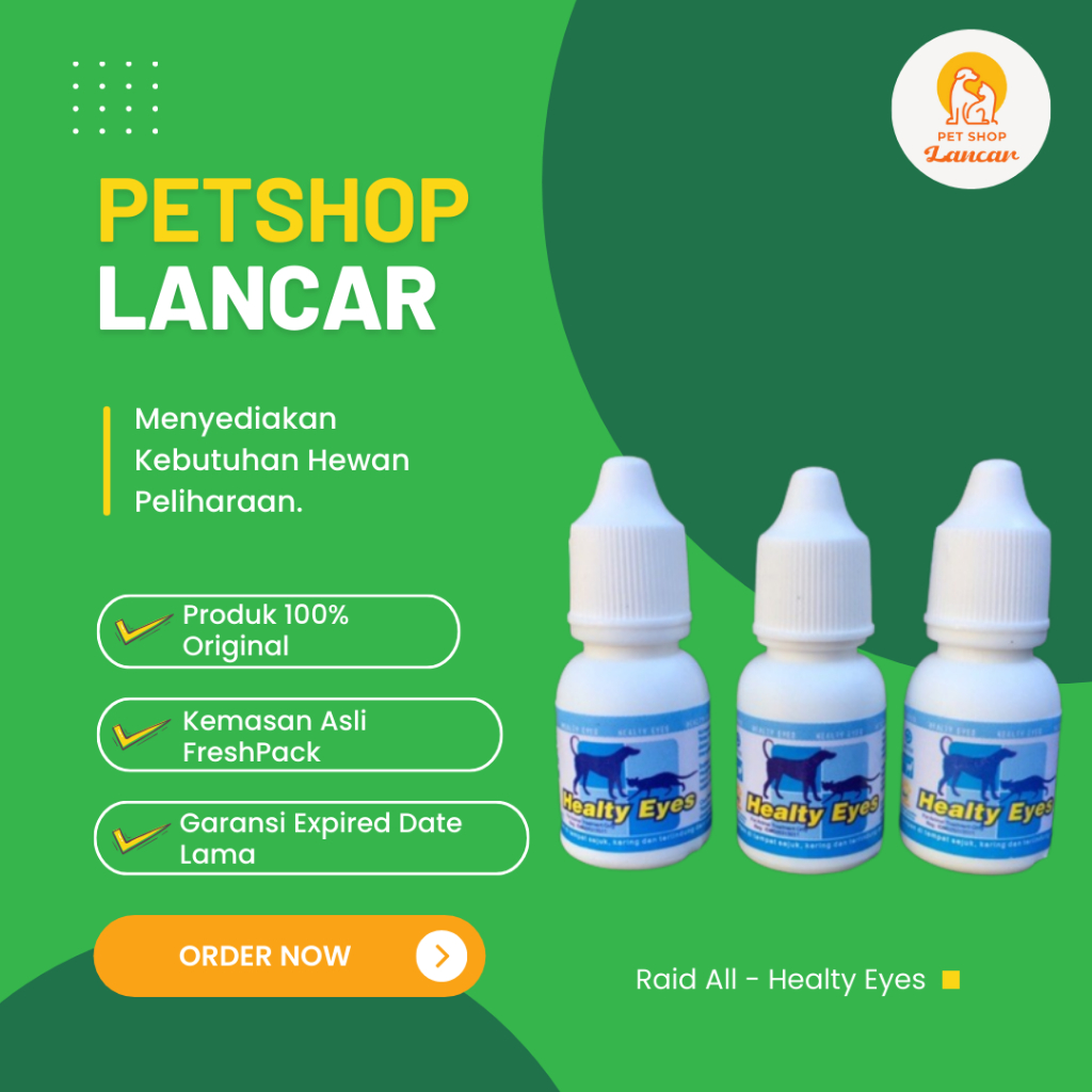 Healthy Eyes - Tetes Mata Kucing & Anjing