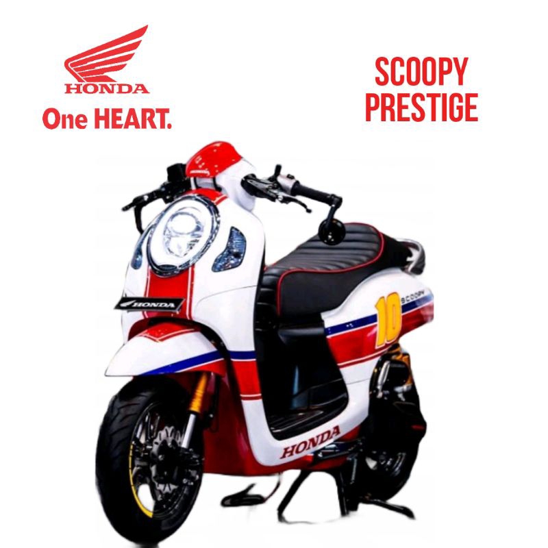 STRIPING SCOOPY PRESTIGE 2021 CAFE RACER