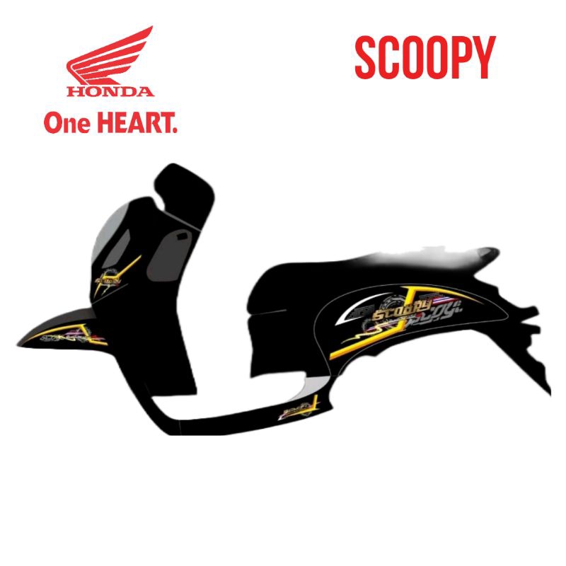 STRIPING SCOOPY 2021 THAILAND TRANSPARAN UV