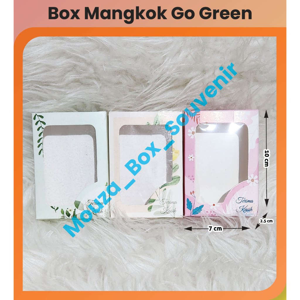 

( 50PCS ) BOX UNTUK KEMASAN MANGKOK DAUN MOTIF BAHAN INVORY