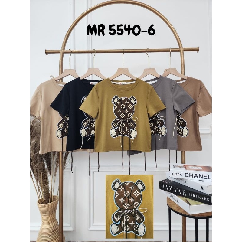 baju crop kaos import by duo